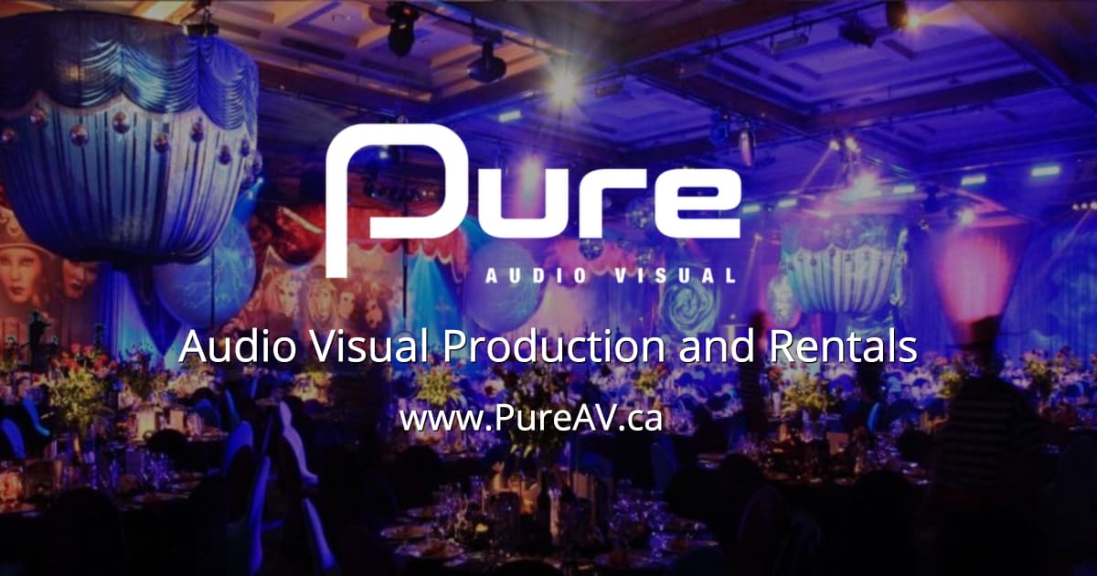 audio visual rentals toronto pure av