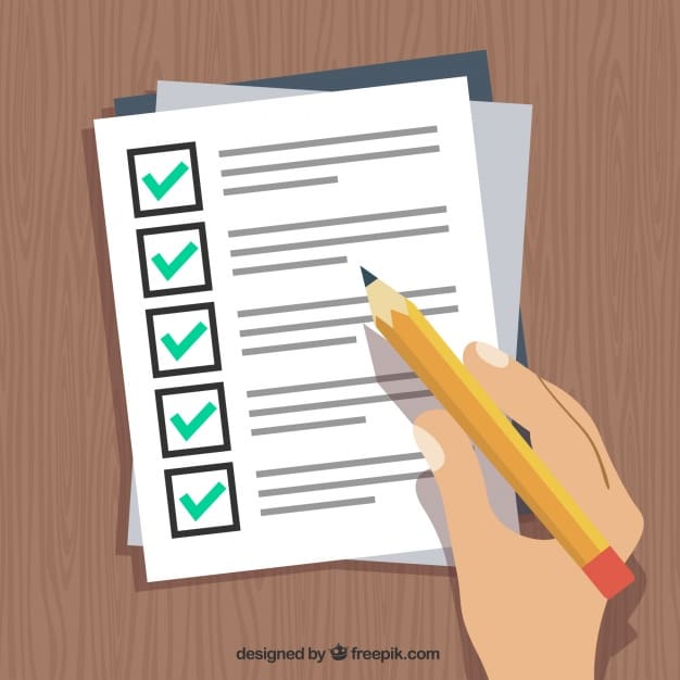 AV checklist 2018